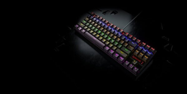 Teclado Redragon Kumara 2 Black Rainbow