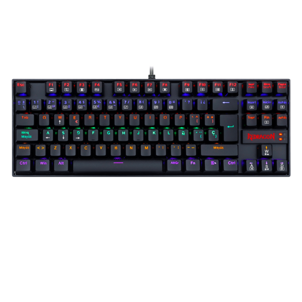 Teclado Redragon Kumara 2 Black Rainbow