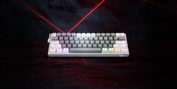 Teclado Redragon Fizz Pro Grey-White Wireless K616-rgb