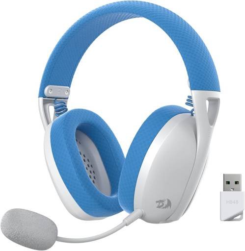 Audifonos Redragon Ire White-Blue H848